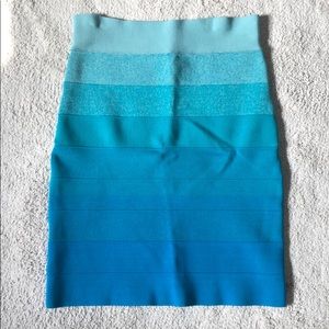 Blue BCBG Bandage skirt, size small